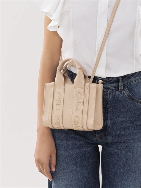 chloe woody bag mini|chloe woody raffia bucket bag.